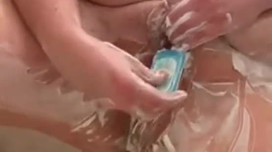 Teen chubby naked fat shower the in clean