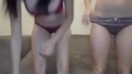 Two russian girls on webcam