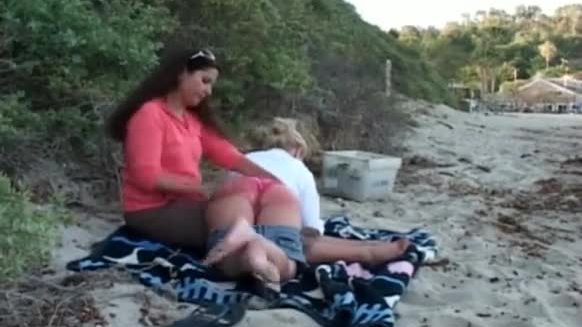 Beach blanket slapping video video